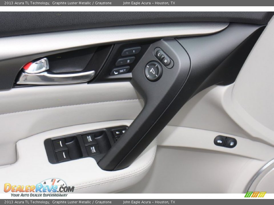 2013 Acura TL Technology Graphite Luster Metallic / Graystone Photo #16