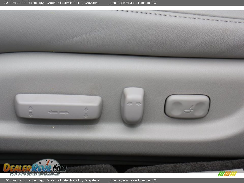 2013 Acura TL Technology Graphite Luster Metallic / Graystone Photo #17