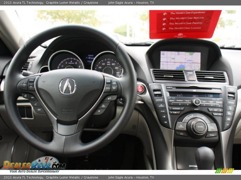2013 Acura TL Technology Graphite Luster Metallic / Graystone Photo #18