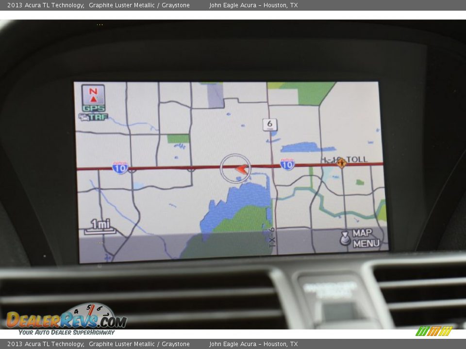 2013 Acura TL Technology Graphite Luster Metallic / Graystone Photo #20