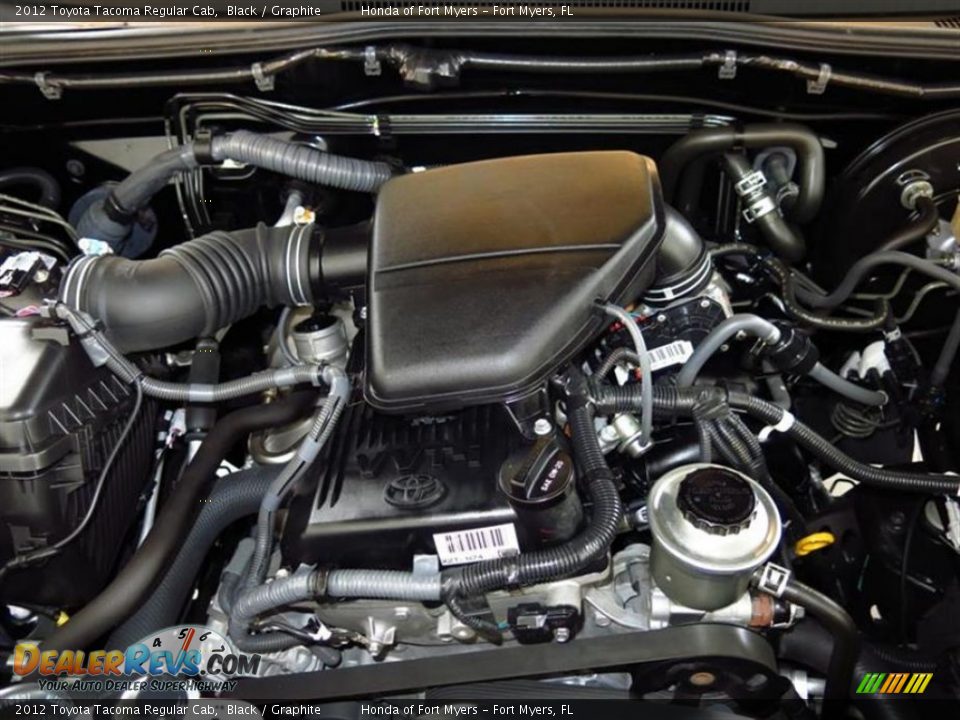 2012 Toyota Tacoma Regular Cab Black / Graphite Photo #5