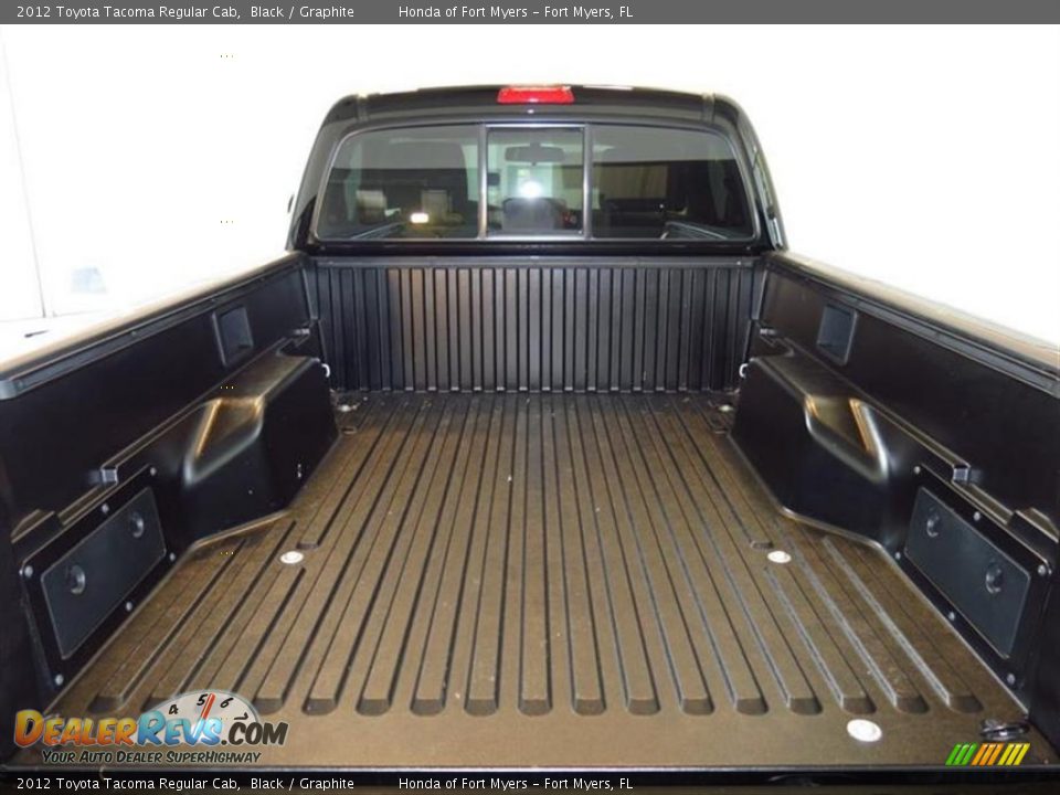 2012 Toyota Tacoma Regular Cab Black / Graphite Photo #8