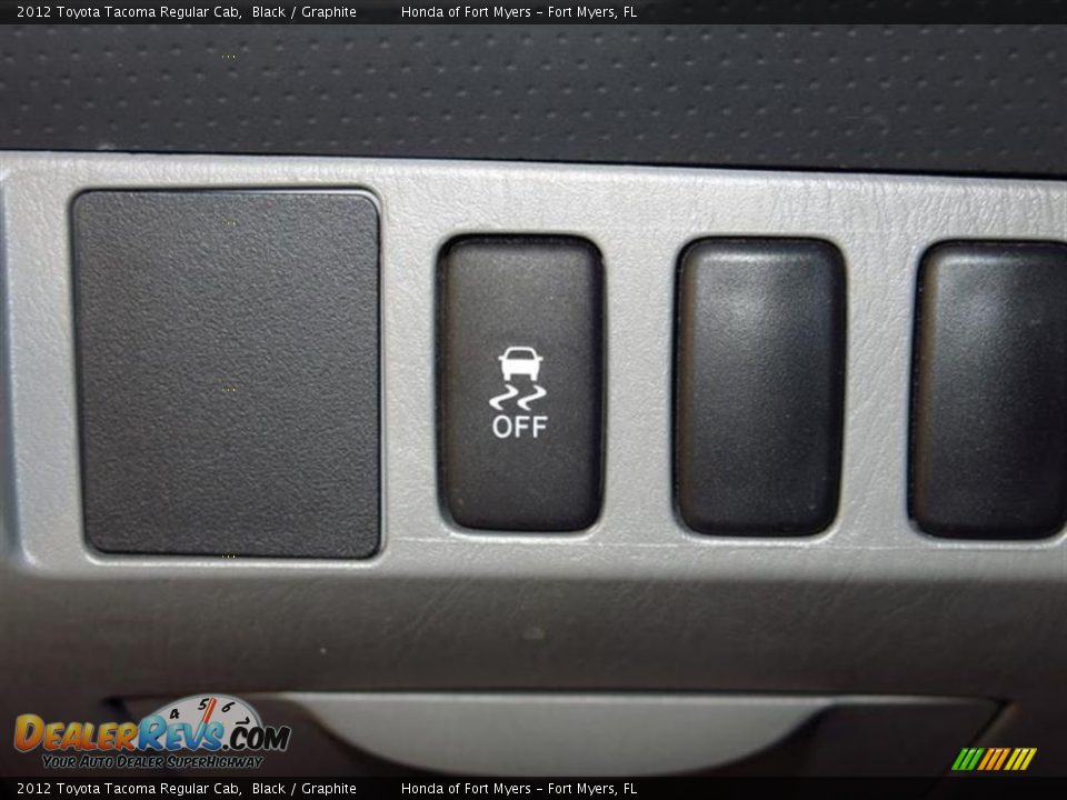 2012 Toyota Tacoma Regular Cab Black / Graphite Photo #16