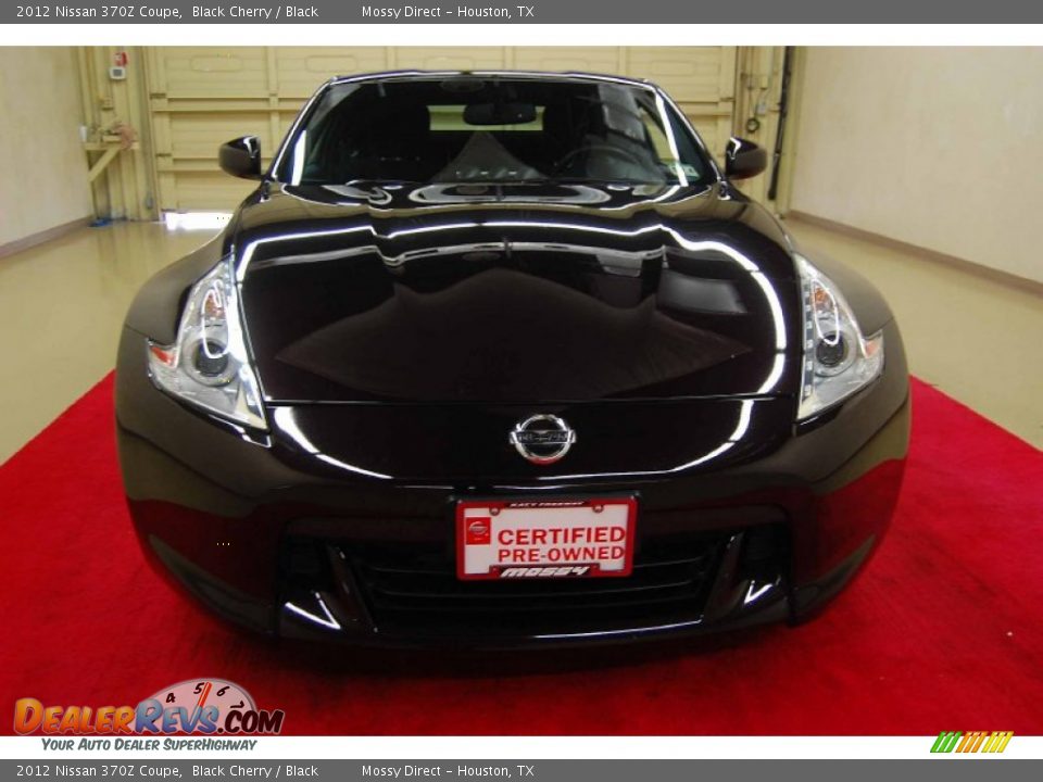 2012 Nissan 370z black cherry #3