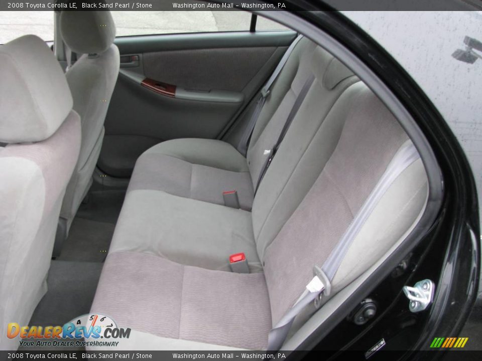 2008 Toyota Corolla LE Black Sand Pearl / Stone Photo #11