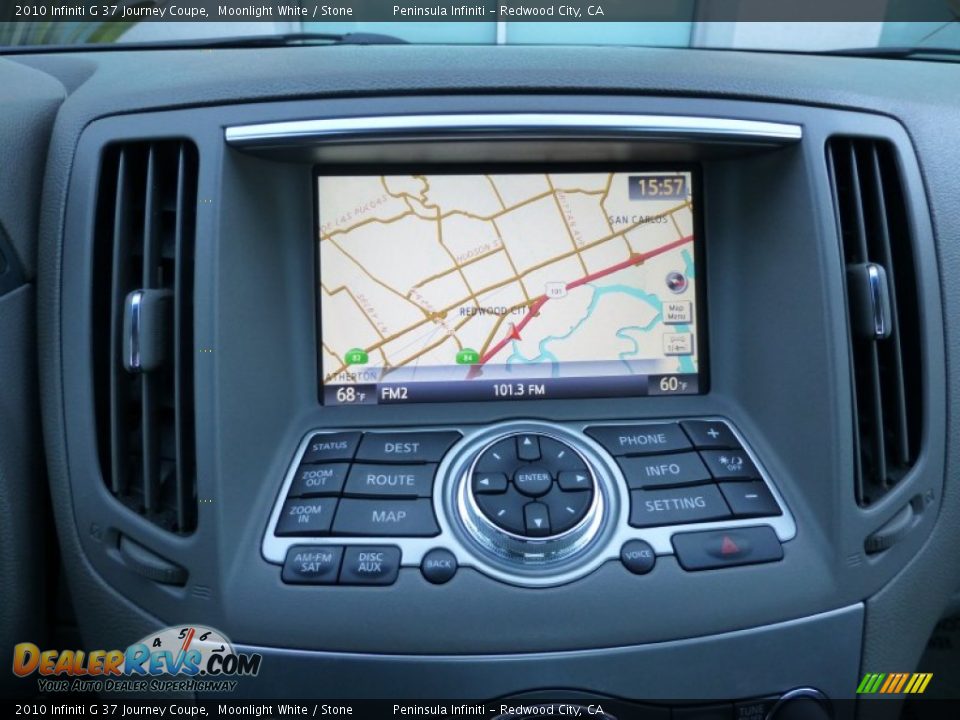 2010 Infiniti G 37 Journey Coupe Moonlight White / Stone Photo #22