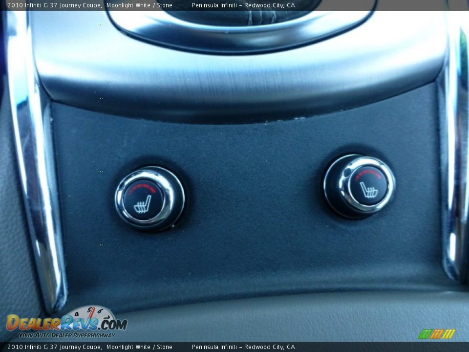 2010 Infiniti G 37 Journey Coupe Moonlight White / Stone Photo #23