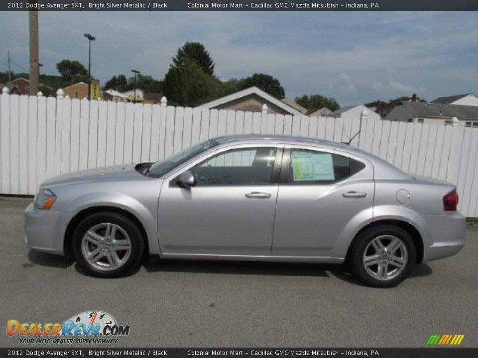 2012 Dodge Avenger SXT Bright Silver Metallic / Black Photo #2