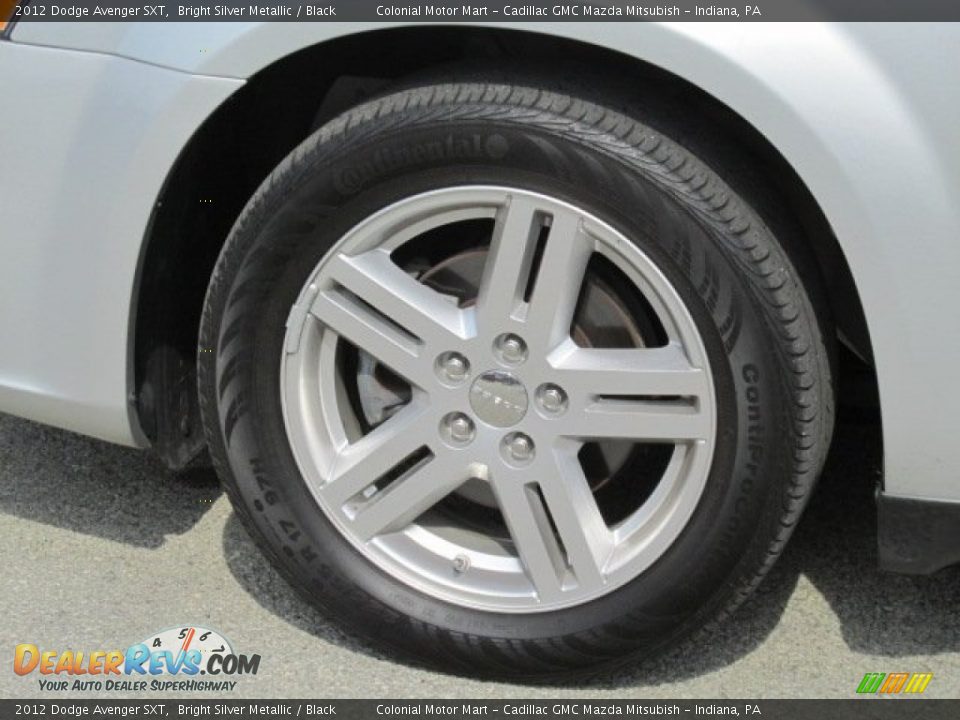 2012 Dodge Avenger SXT Bright Silver Metallic / Black Photo #3
