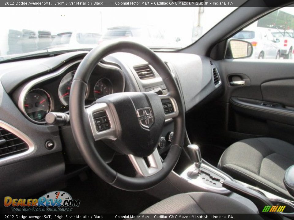 2012 Dodge Avenger SXT Bright Silver Metallic / Black Photo #12