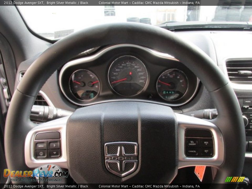 2012 Dodge Avenger SXT Bright Silver Metallic / Black Photo #17