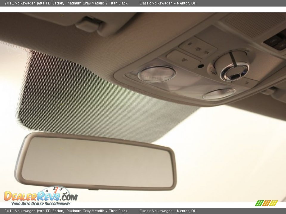 2011 Volkswagen Jetta TDI Sedan Platinum Gray Metallic / Titan Black Photo #8