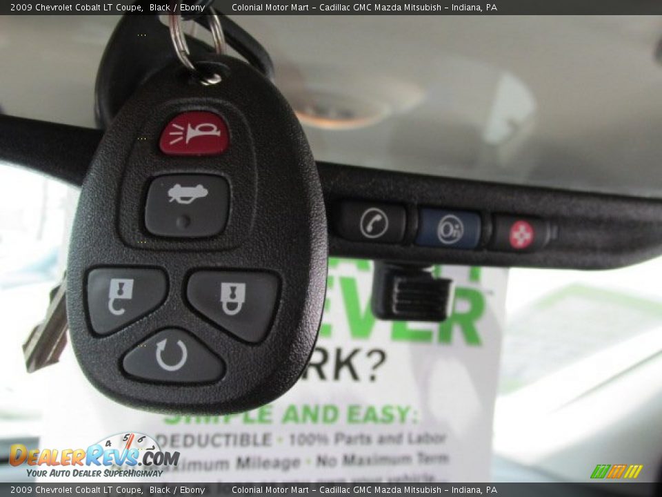 2009 Chevrolet Cobalt LT Coupe Black / Ebony Photo #18