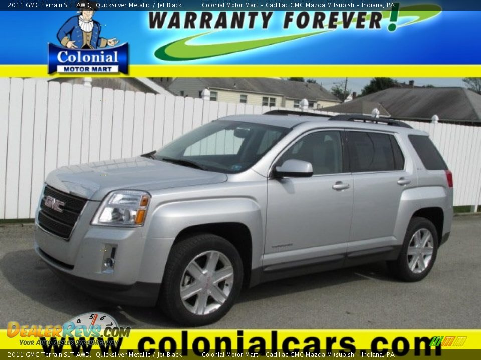 2011 GMC Terrain SLT AWD Quicksilver Metallic / Jet Black Photo #1