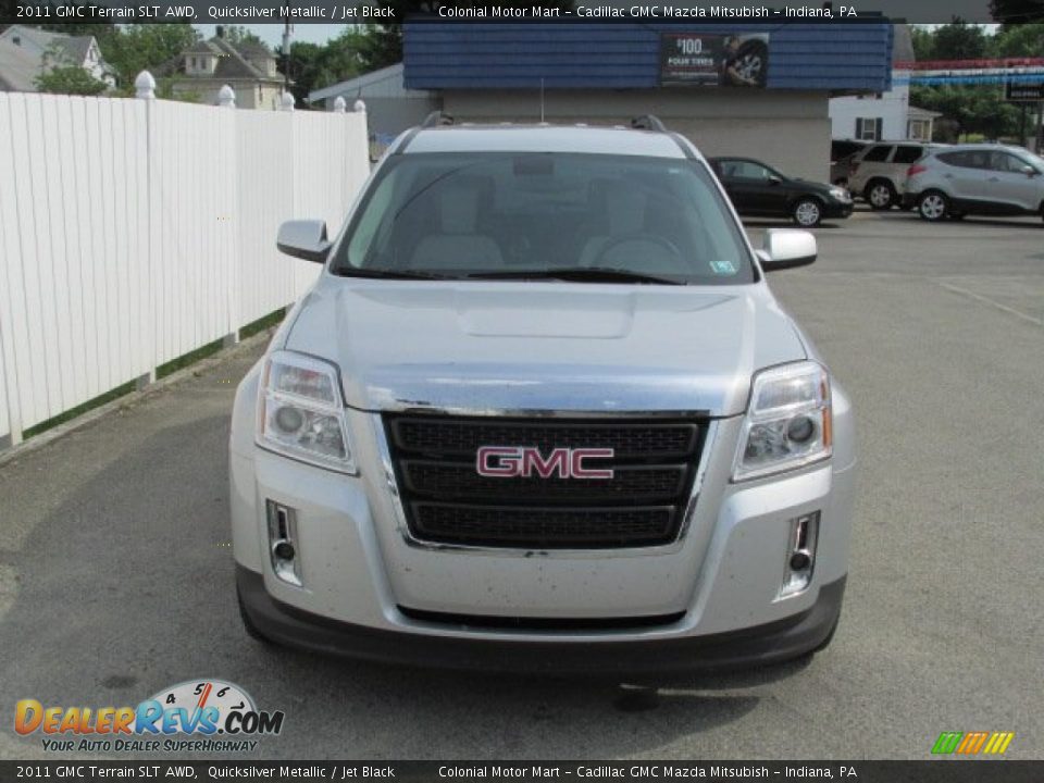 2011 GMC Terrain SLT AWD Quicksilver Metallic / Jet Black Photo #3