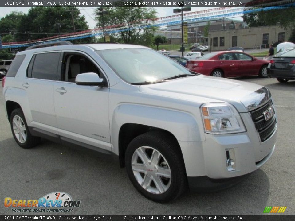 2011 GMC Terrain SLT AWD Quicksilver Metallic / Jet Black Photo #4