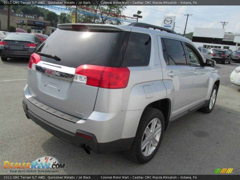 2011 GMC Terrain SLT AWD Quicksilver Metallic / Jet Black Photo #5