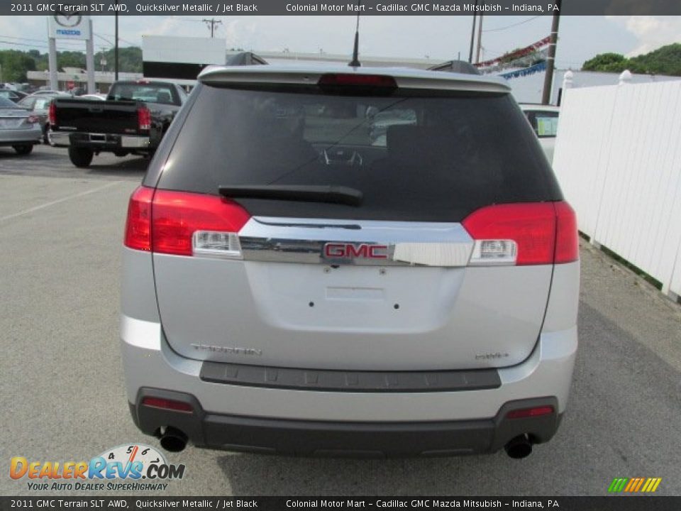2011 GMC Terrain SLT AWD Quicksilver Metallic / Jet Black Photo #6