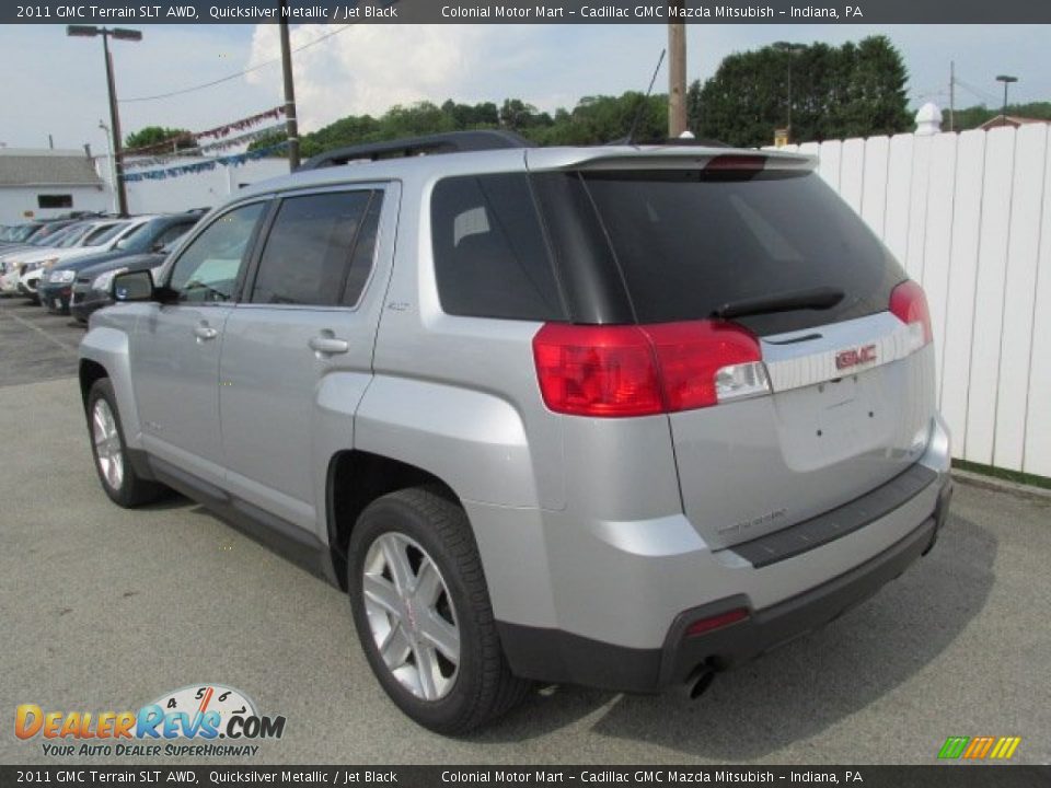 2011 GMC Terrain SLT AWD Quicksilver Metallic / Jet Black Photo #7