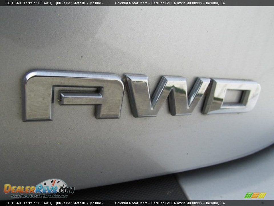 2011 GMC Terrain SLT AWD Quicksilver Metallic / Jet Black Photo #8