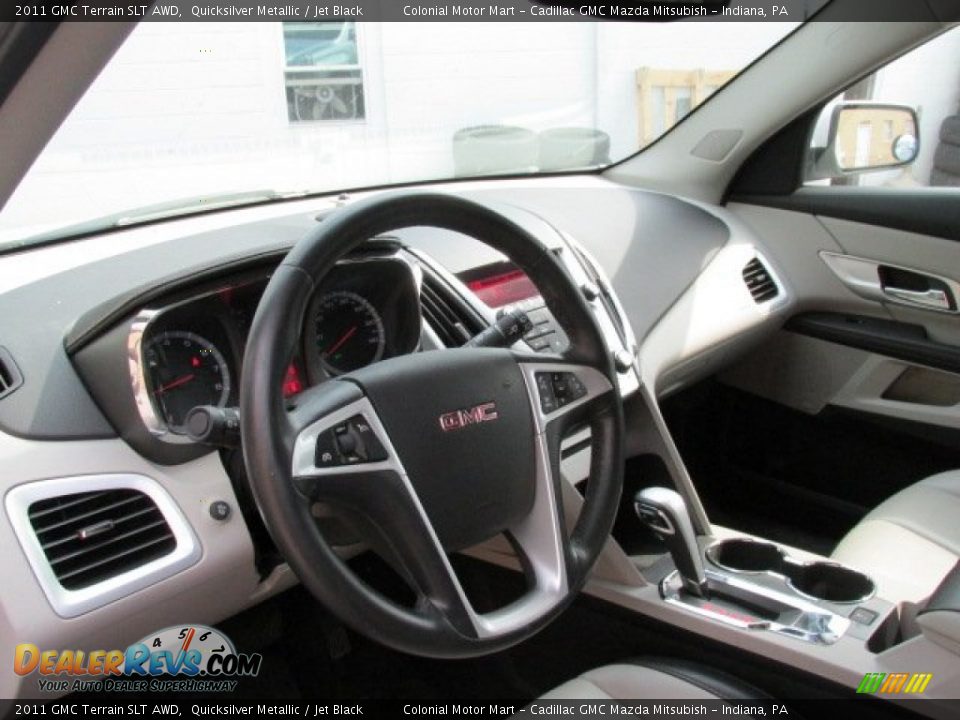 2011 GMC Terrain SLT AWD Quicksilver Metallic / Jet Black Photo #10
