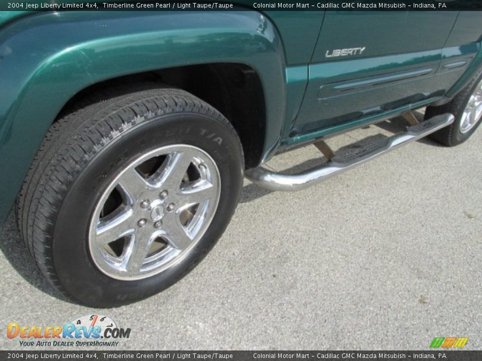 2004 Jeep Liberty Limited 4x4 Timberline Green Pearl / Light Taupe/Taupe Photo #3