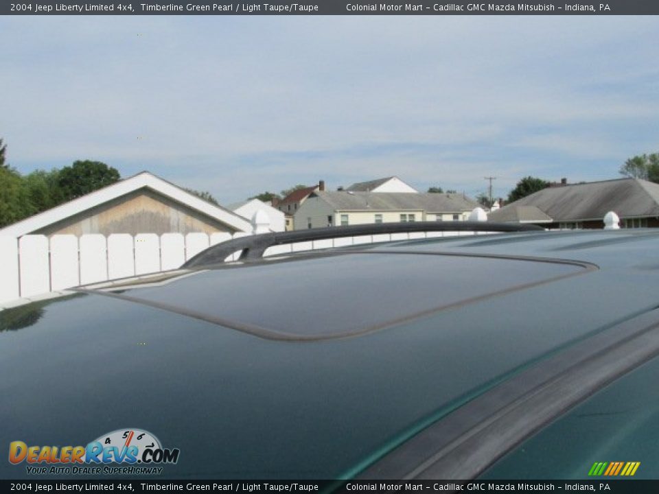 2004 Jeep Liberty Limited 4x4 Timberline Green Pearl / Light Taupe/Taupe Photo #4