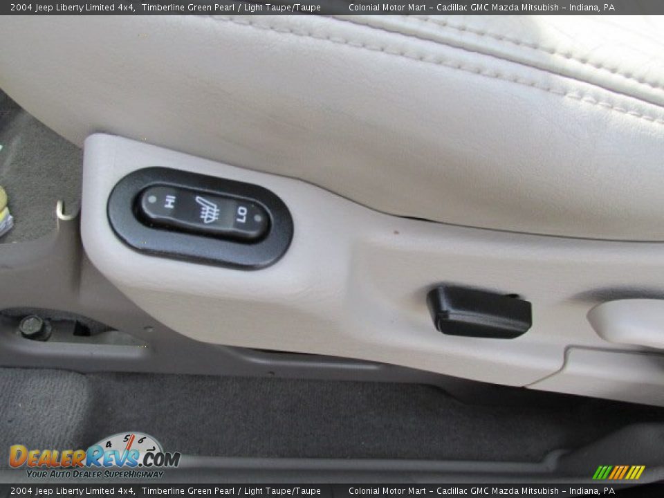 2004 Jeep Liberty Limited 4x4 Timberline Green Pearl / Light Taupe/Taupe Photo #13