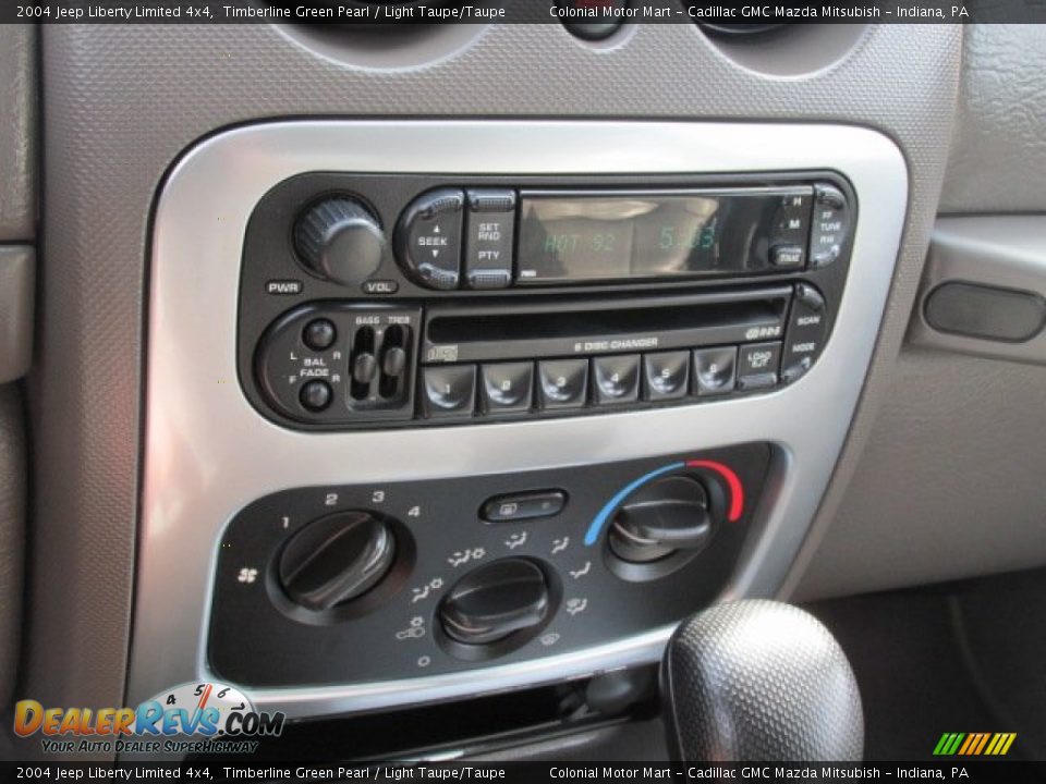 2004 Jeep Liberty Limited 4x4 Timberline Green Pearl / Light Taupe/Taupe Photo #15