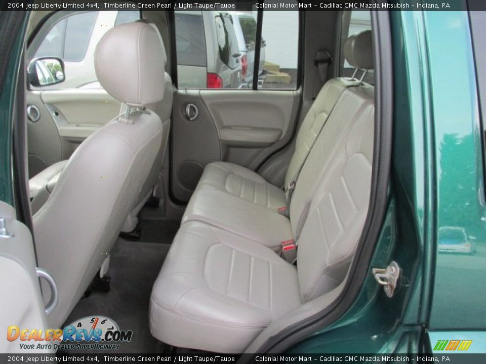 2004 Jeep Liberty Limited 4x4 Timberline Green Pearl / Light Taupe/Taupe Photo #17