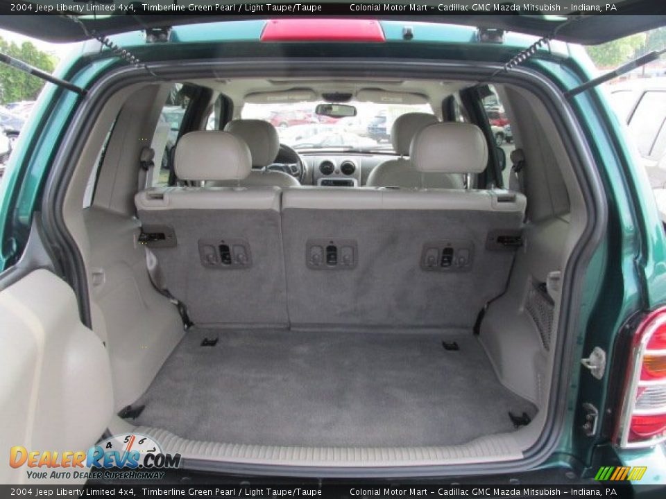 2004 Jeep Liberty Limited 4x4 Timberline Green Pearl / Light Taupe/Taupe Photo #18