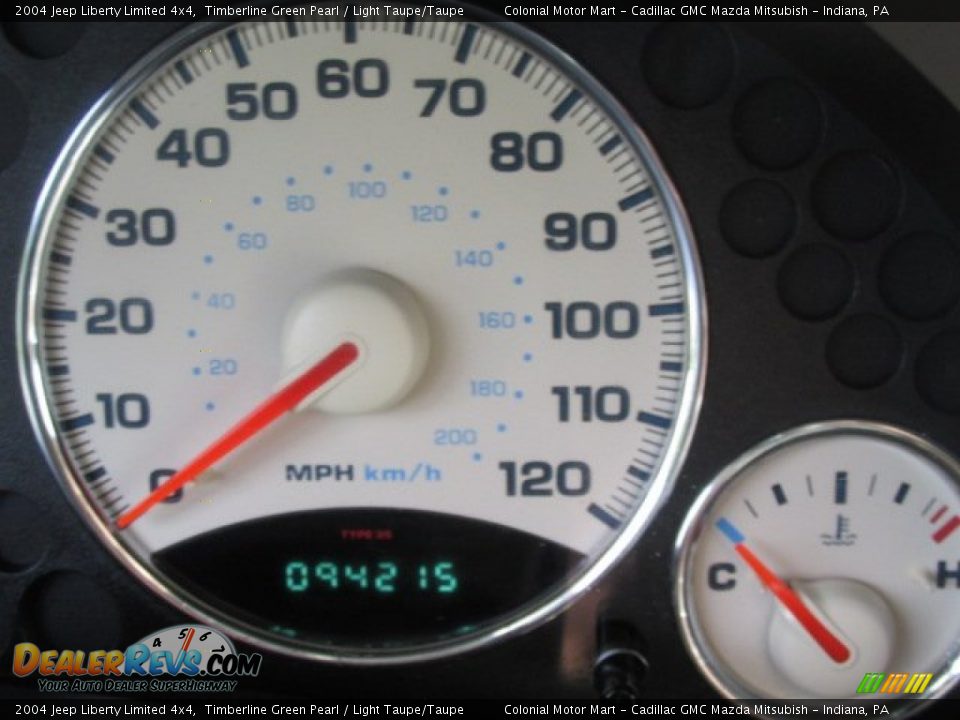 2004 Jeep Liberty Limited 4x4 Timberline Green Pearl / Light Taupe/Taupe Photo #20