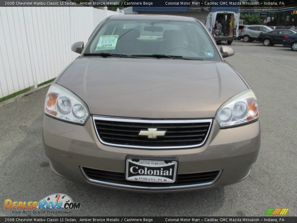 2008 Chevrolet Malibu Classic LS Sedan Amber Bronze Metallic / Cashmere Beige Photo #4