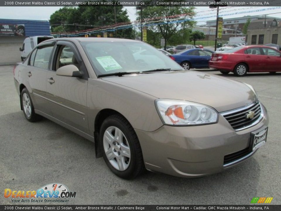 2008 Chevrolet Malibu Classic LS Sedan Amber Bronze Metallic / Cashmere Beige Photo #5