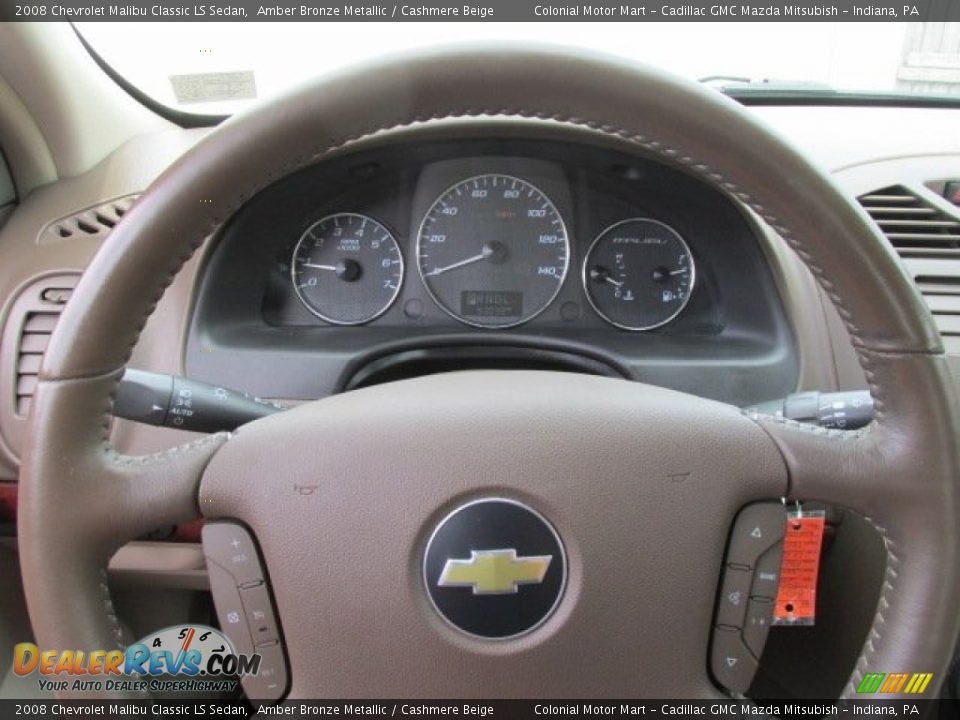 2008 Chevrolet Malibu Classic LS Sedan Amber Bronze Metallic / Cashmere Beige Photo #11