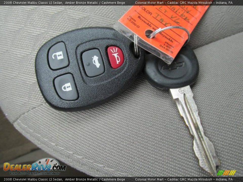 2008 Chevrolet Malibu Classic LS Sedan Amber Bronze Metallic / Cashmere Beige Photo #18