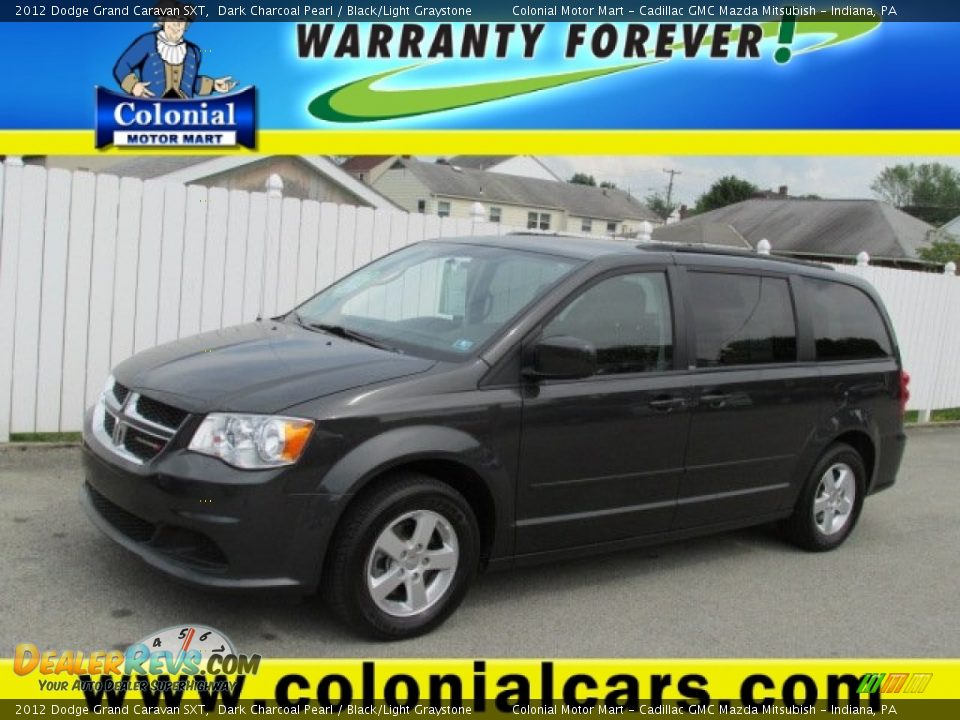 2012 Dodge Grand Caravan SXT Dark Charcoal Pearl / Black/Light Graystone Photo #1