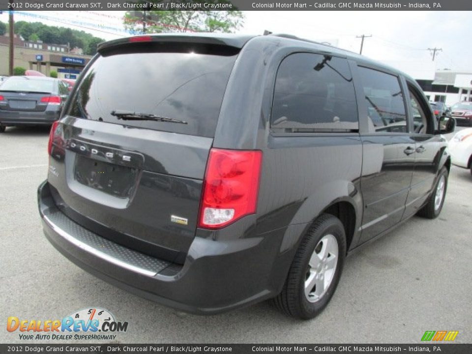 2012 Dodge Grand Caravan SXT Dark Charcoal Pearl / Black/Light Graystone Photo #6