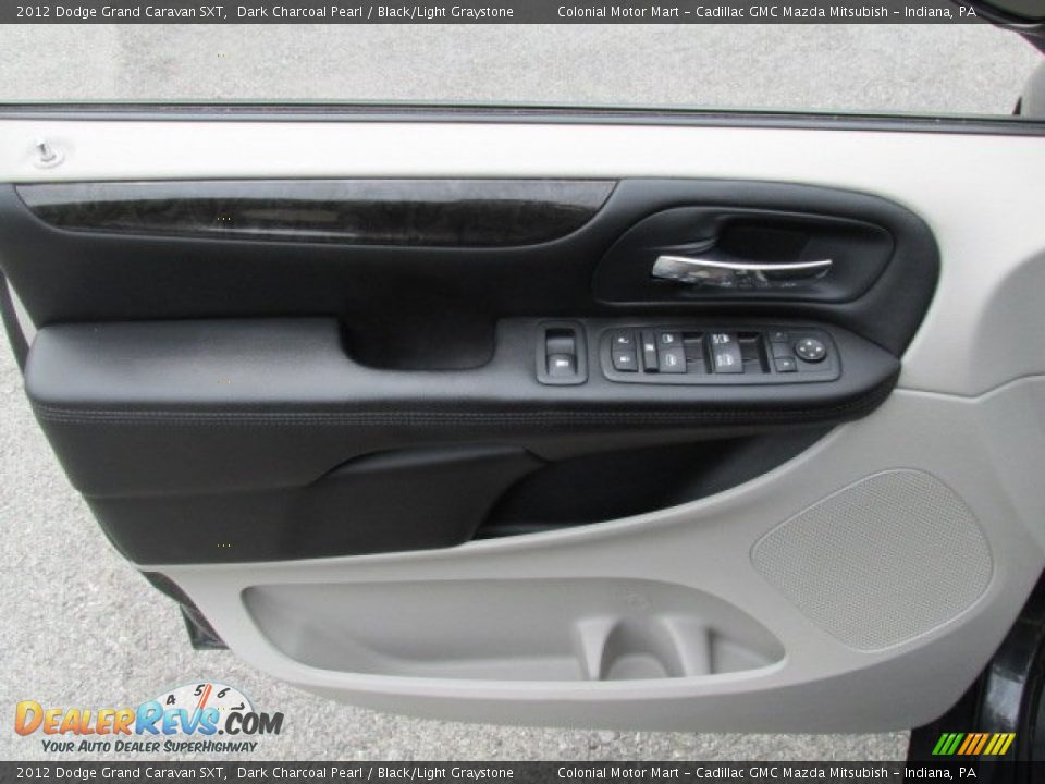 2012 Dodge Grand Caravan SXT Dark Charcoal Pearl / Black/Light Graystone Photo #13