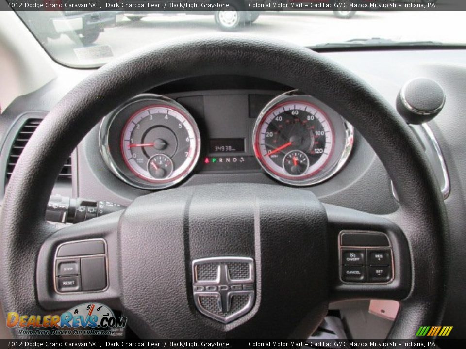 2012 Dodge Grand Caravan SXT Dark Charcoal Pearl / Black/Light Graystone Photo #15
