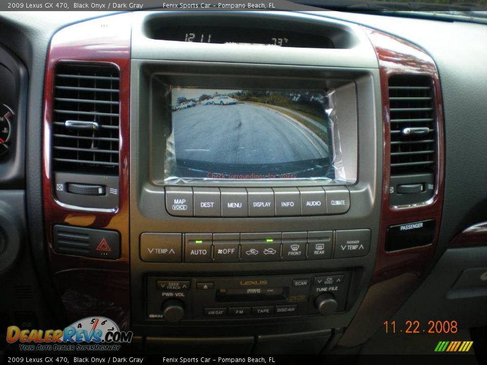 2009 Lexus GX 470 Black Onyx / Dark Gray Photo #7