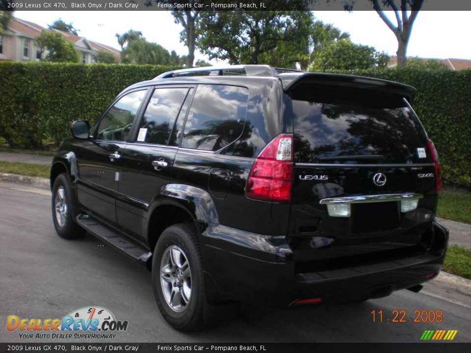 2009 Lexus GX 470 Black Onyx / Dark Gray Photo #9