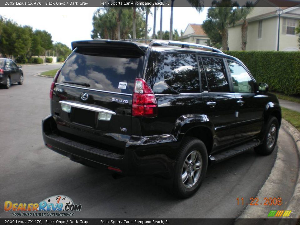 2009 Lexus GX 470 Black Onyx / Dark Gray Photo #10