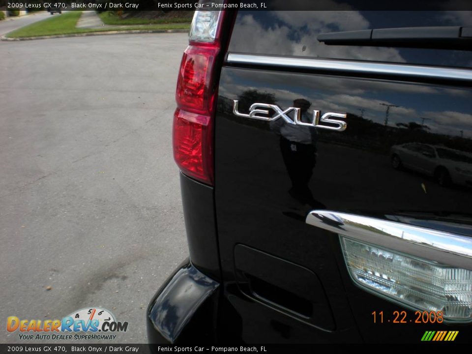 2009 Lexus GX 470 Black Onyx / Dark Gray Photo #11