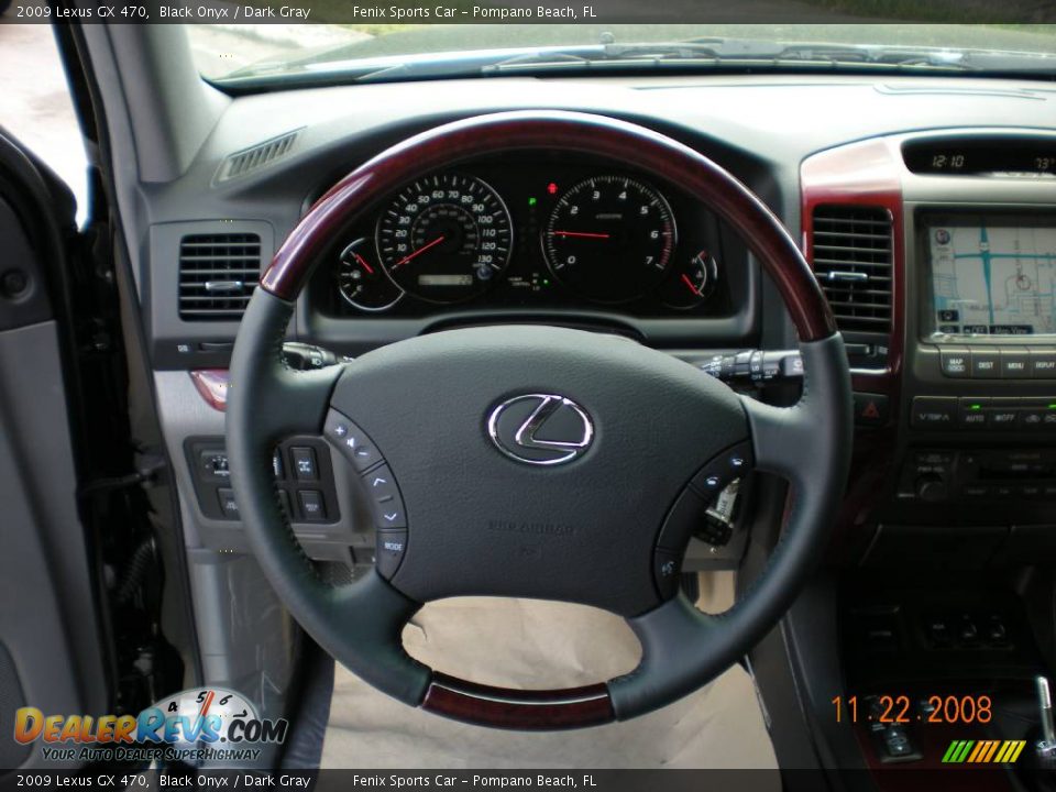 2009 Lexus GX 470 Black Onyx / Dark Gray Photo #13
