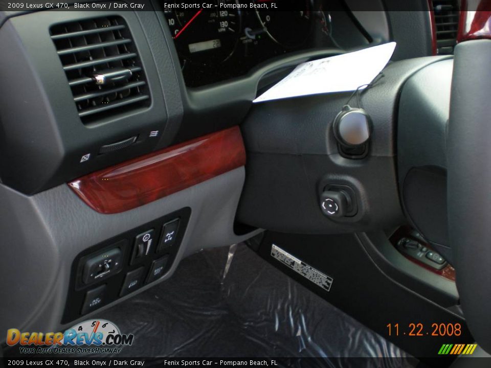 2009 Lexus GX 470 Black Onyx / Dark Gray Photo #14