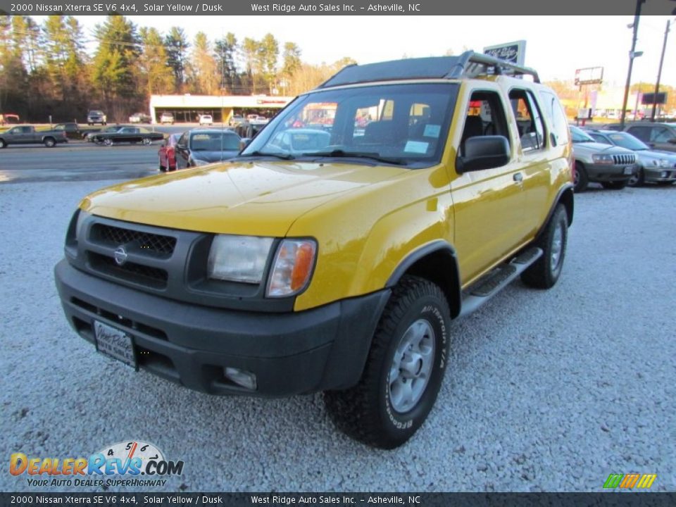 2000 Nissan Xterra SE V6 4x4 Solar Yellow / Dusk Photo #11
