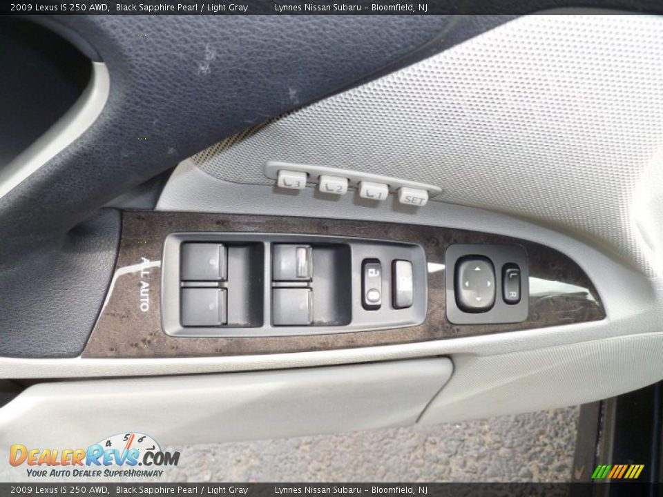 2009 Lexus IS 250 AWD Black Sapphire Pearl / Light Gray Photo #9