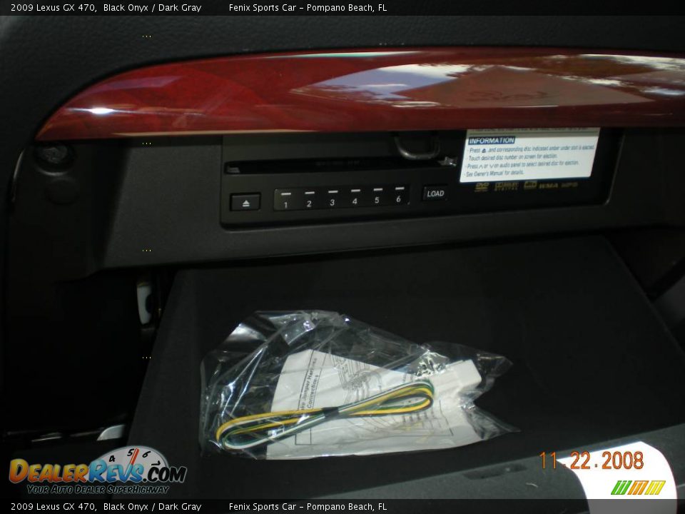 2009 Lexus GX 470 Black Onyx / Dark Gray Photo #24