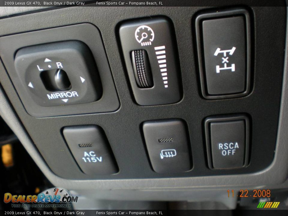 2009 Lexus GX 470 Black Onyx / Dark Gray Photo #26